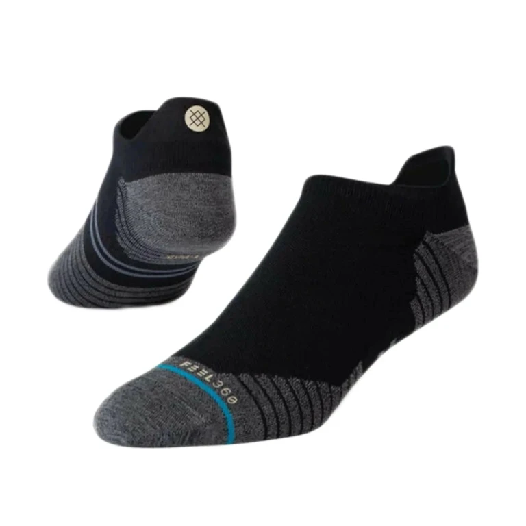 Run Light Tab ST Men Ankle Socks Black