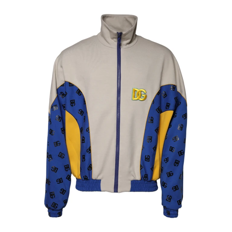 Dolce & Gabbana Multicolor Polyester Full Zip Bomber Jacket Clothing - Men