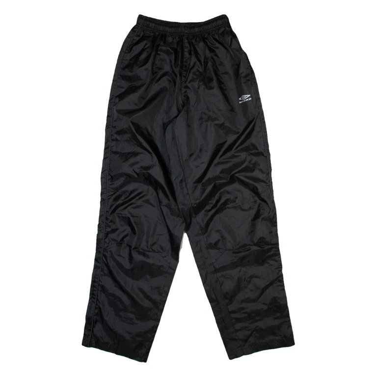 UMBRO Mens Track Pants Black Straight S W24 L31