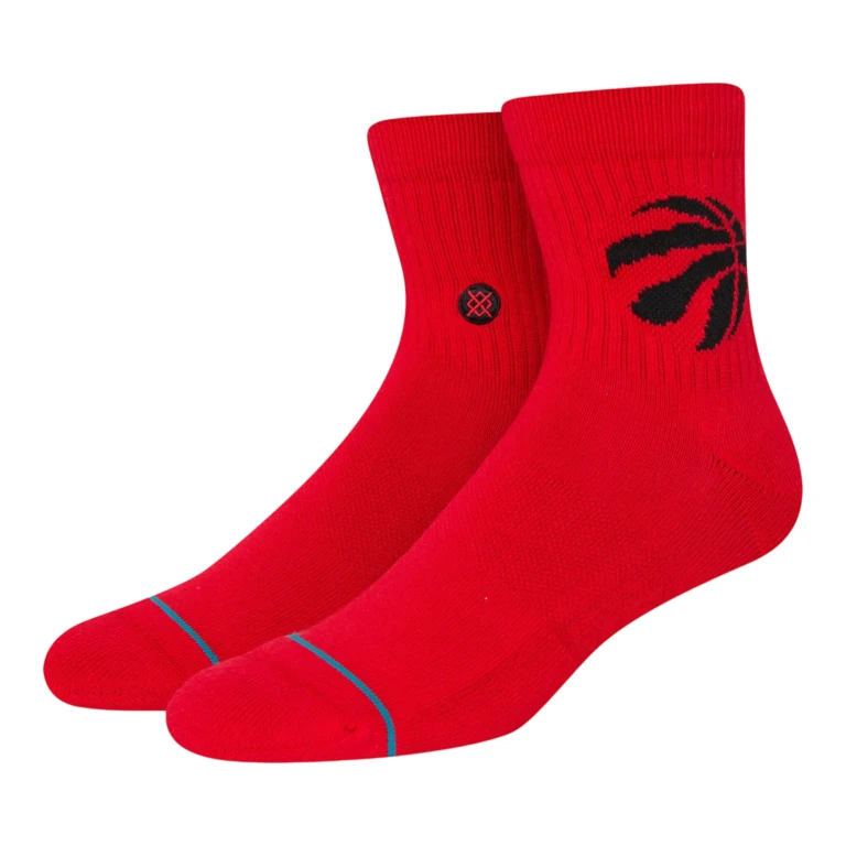 x NBA Toronto Raptors Quarter Ankle Socks Red