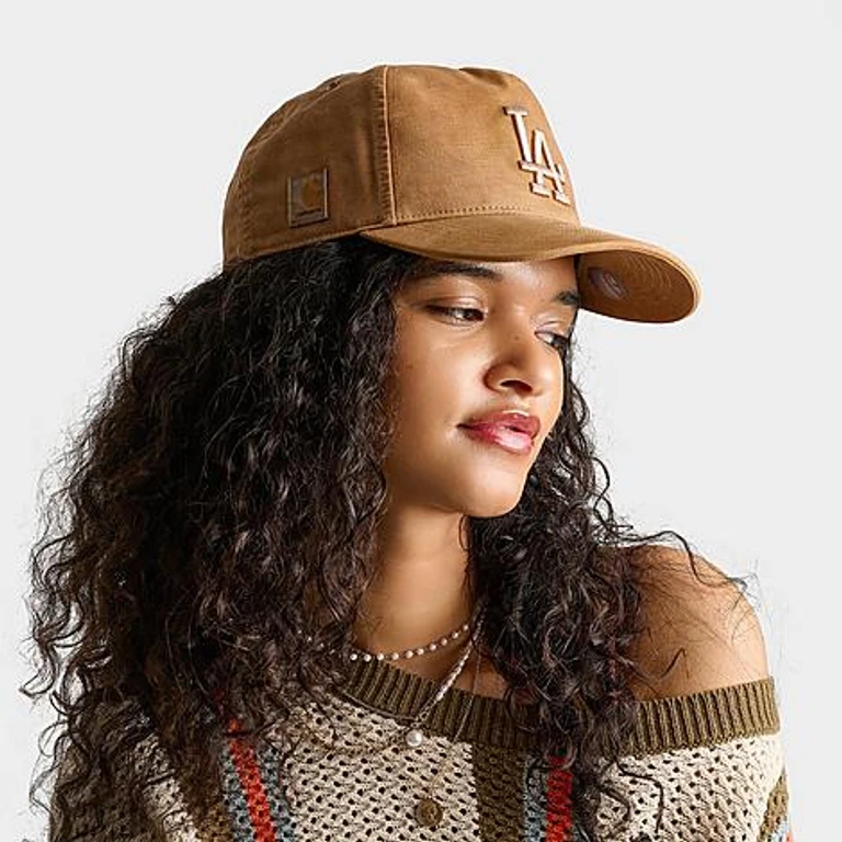 '47 x Carhartt Los Angeles Dodgers MLB Hitch Snapback Hat in Brown