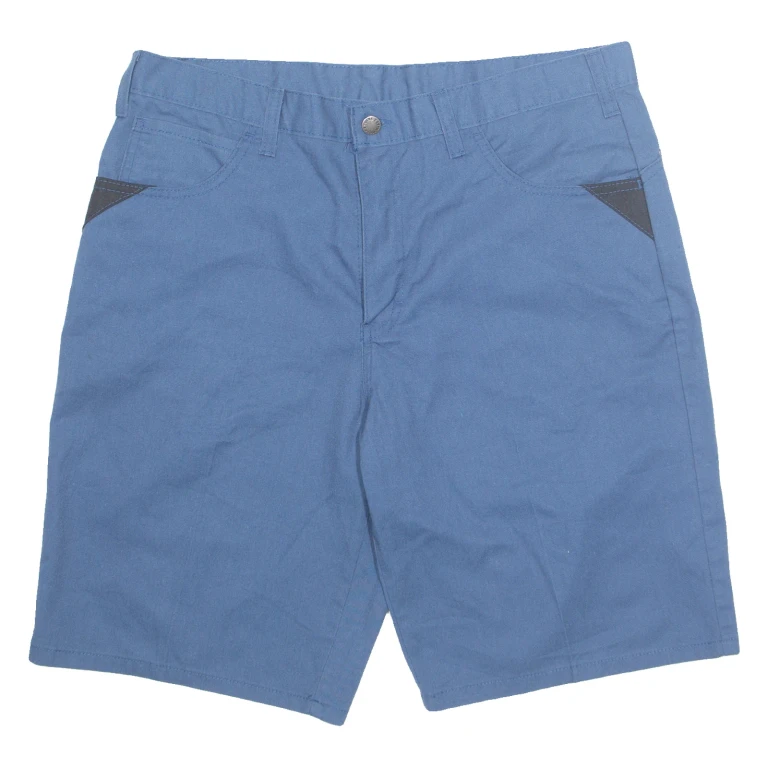 DICKIES Mens Workwear Shorts Blue L W36
