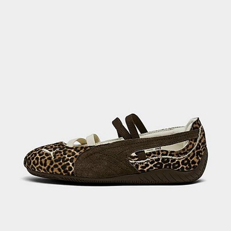 Girls' Big Kids Puma Speedcat Ballet Casual Shoes in Cheetah Size: 4.0