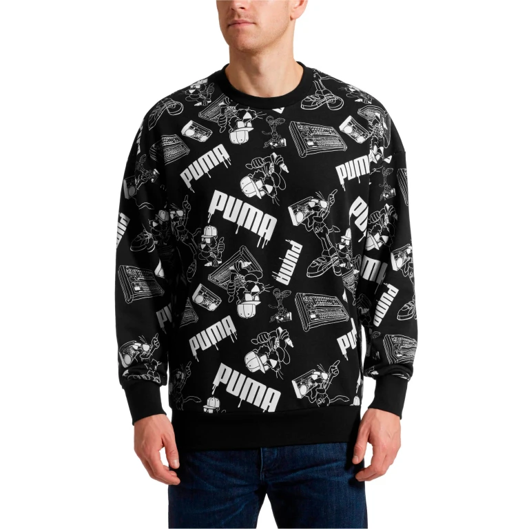 Men's Super Crew Aop Sound