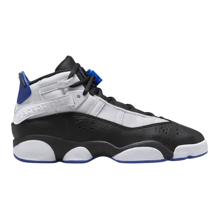 Jordan 6 Rings Kids Shoes White/Black/Game Royal