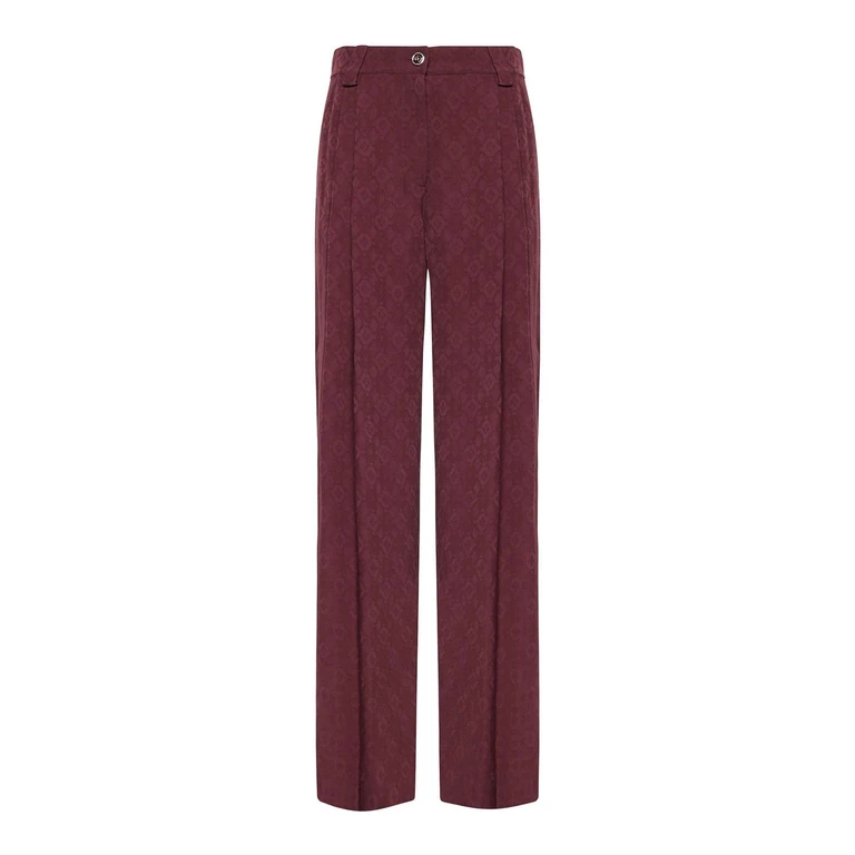 Pinko Pantalons Décontractés - Rouge Brun (106203A33HRR7)