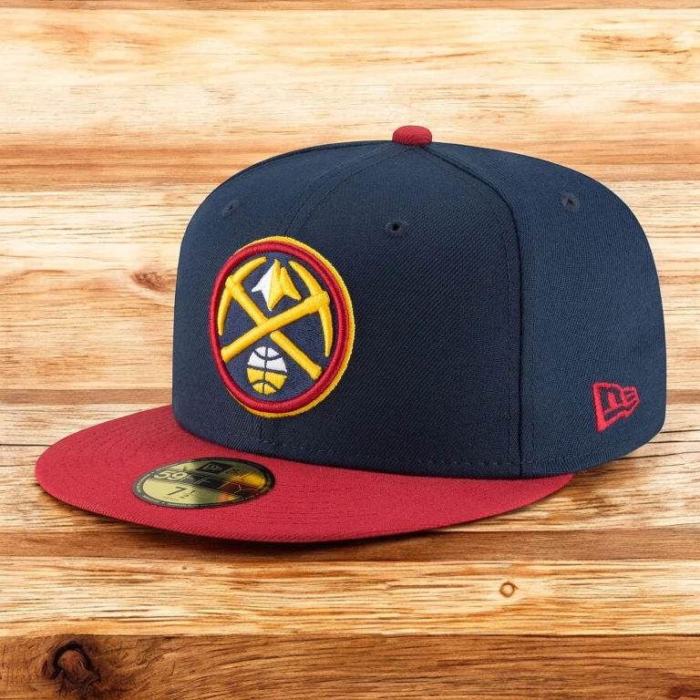 Men's NBA Denver Nuggets 5950 Finals Champ Fitted Navy/Red