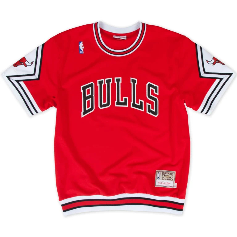 Men's NBA Authentic Shooting Shirt Chicago Bulls 87-88 Shooting Shirt