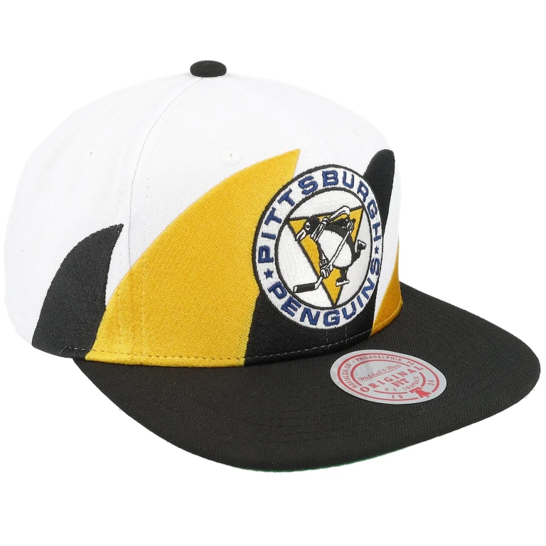 Men's NHL Vintage Sharktooth Snapback Penguins Snapback Caps
