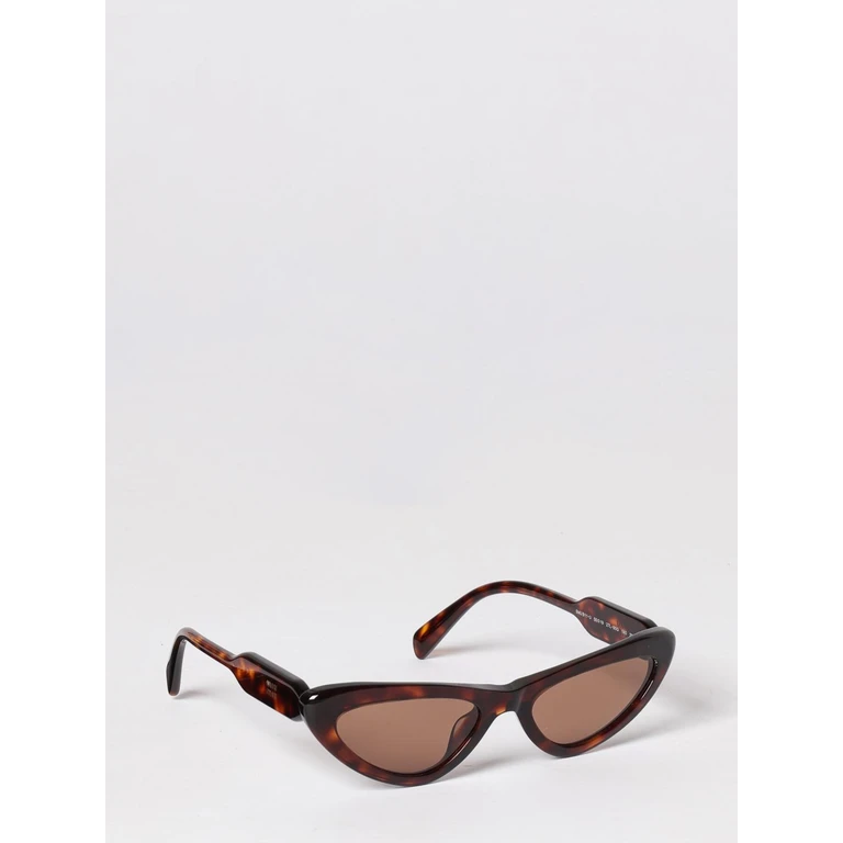 Triangular Frame Acetate Sunglasses with Contrast Logo (B11SU27L90Q)