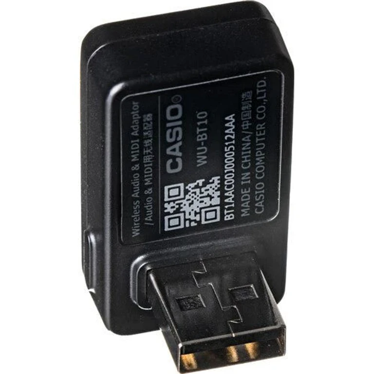 WU-BT10 Wireless Bluetooth MIDI and Audio Adapter for Select Casio Keyboards