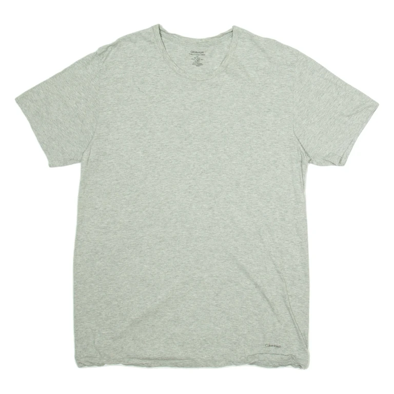 CALVIN KLEIN Mens T-Shirt Grey L