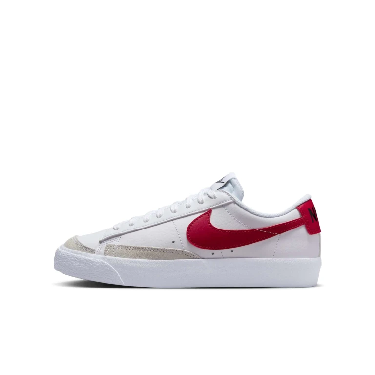 Grade School Blazer Low '77 'White Black Gym Red' Gs Sneakers