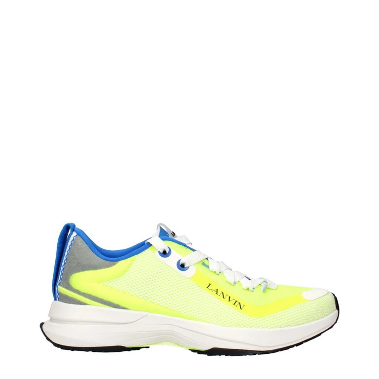 Lanvin Yellow Fabric Athletic Sneakers - Men