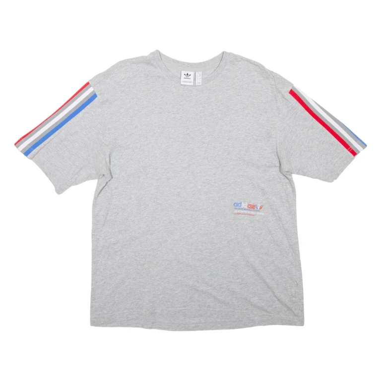 ADIDAS Womens T-Shirt Grey UK 10 (JJ1-151024-5298)