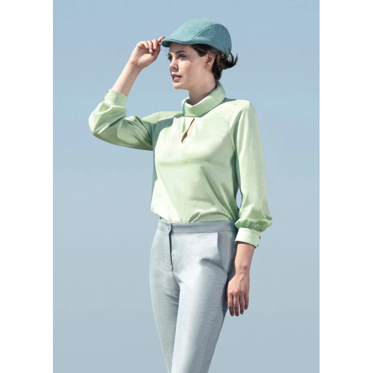 HOSTA | Easy Key-hole Blouse (B106B_Sapling_L)