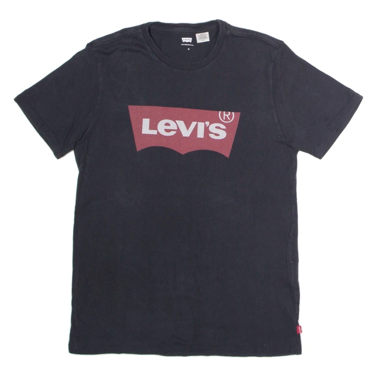 LEVI'S Mens T-Shirt Black S