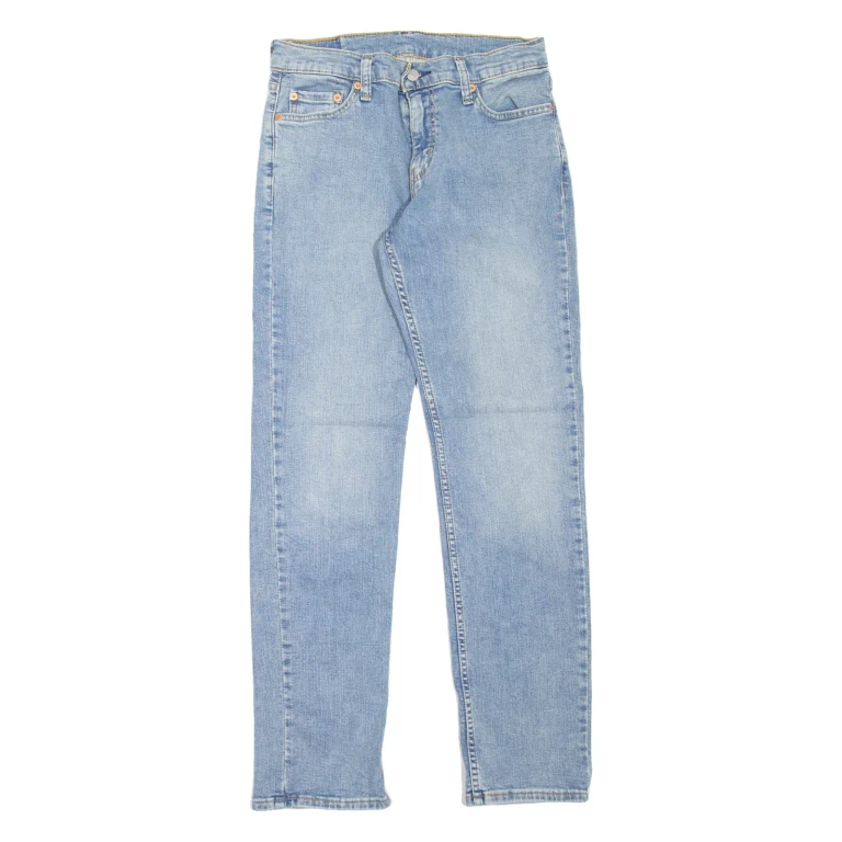 LEVI'S 511 Jeans Mens Blue Slim Straight Stone Wash W30 L32