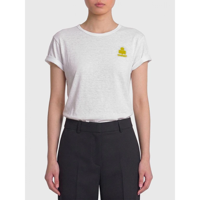 ISABEL MARANT ETOILE T-Shirt Woman color White 2 (TS0315FAA1N09EWHYW)