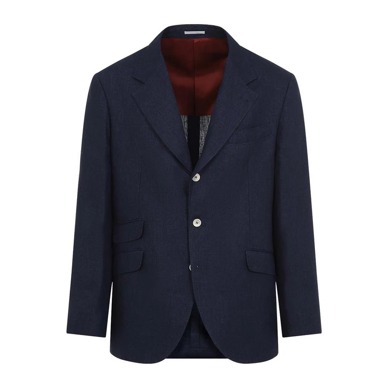 Brunello Cucinelli Veste Casual - Bleu Foncé
