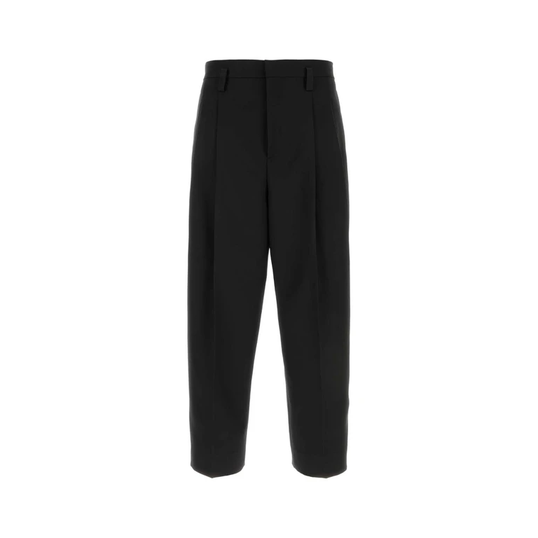Jil Sander J61ka0063j70001 001 Black Exterior: Polyester Pantaloni