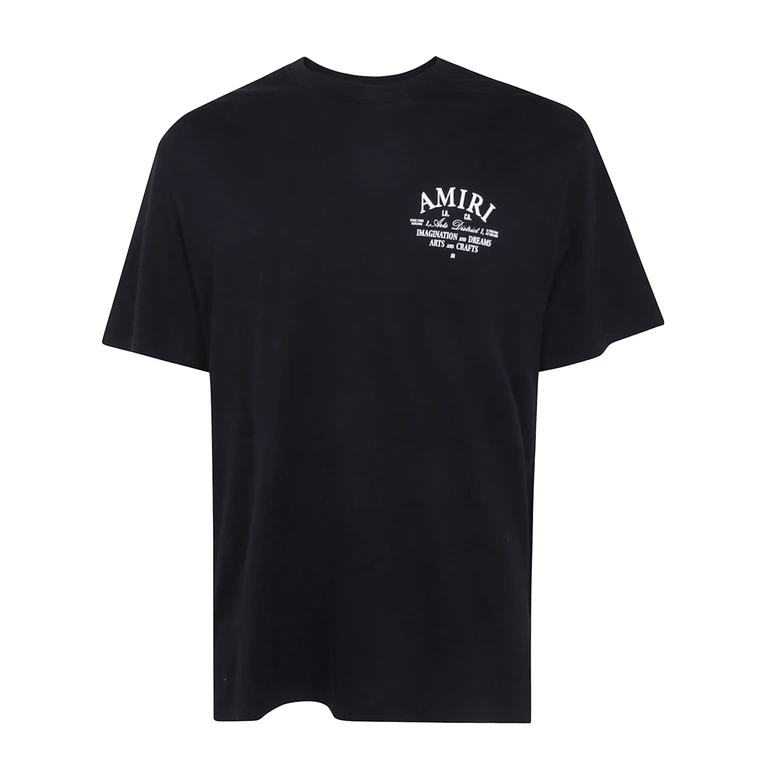 T-Shirt Cotone Nero "Amiri Arts District"