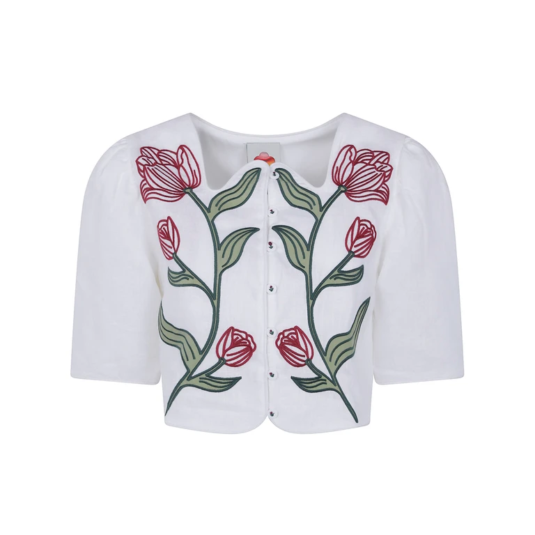 Shirt Short Sleeve "Flower"