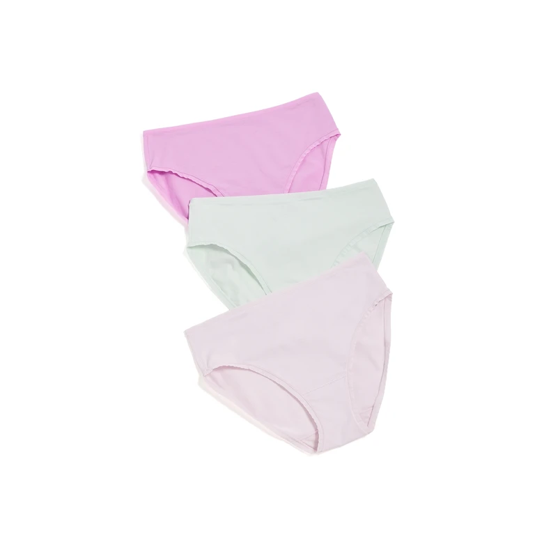 Natori Bliss Bare Hipster 3 Pack Iced Mint/Wild Petal/Misty Orchid L