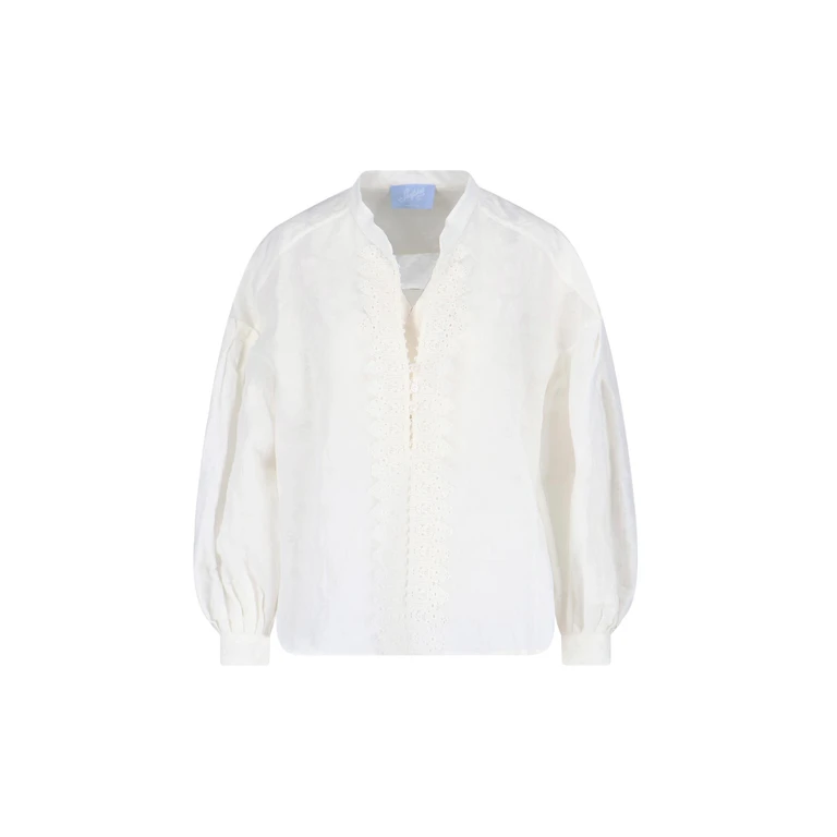 Seafarer Lena Lace-details Blouse
