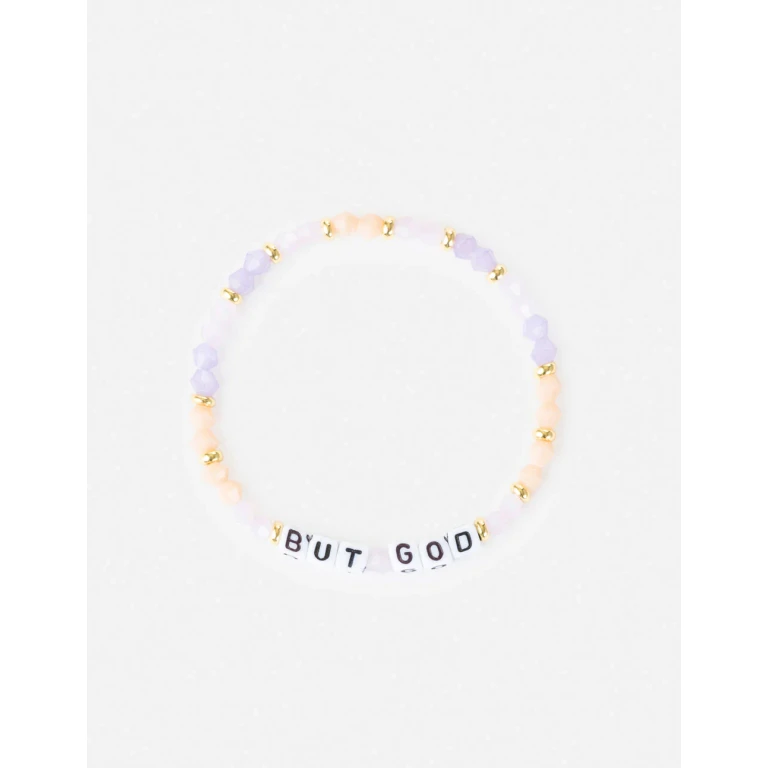 But God Letter Bracelet