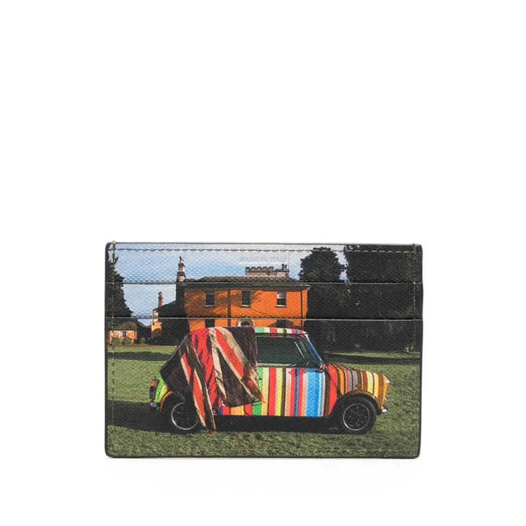 PAUL SMITH Portafoglio Credit Card Case "Ew"
