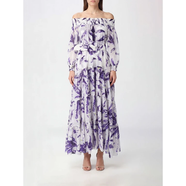 SAMANTHA SUNG Dress Woman color Violet (EDENDRESSWHITELILAC)
