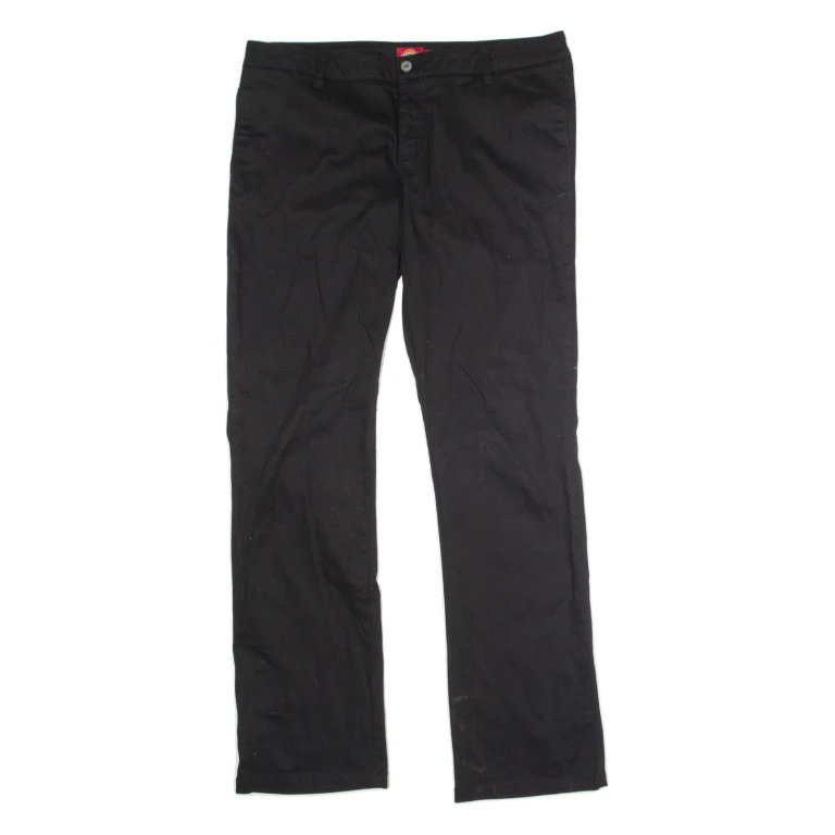 DICKIES Workwear Womens Trousers Black Regular Straight W36 L32