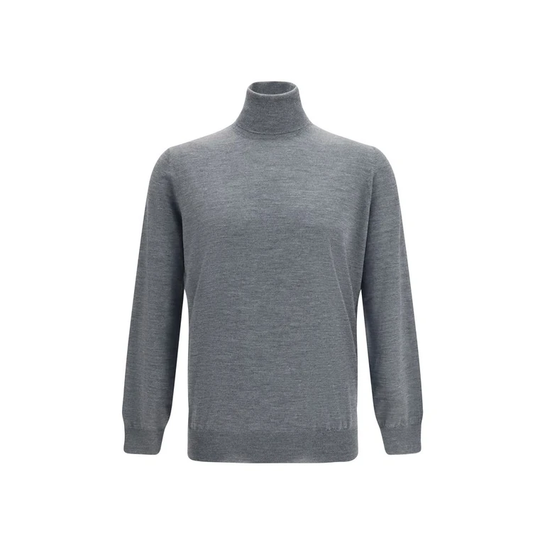 Gray Wool Oves Aries Turtleneck Clothing - Men
