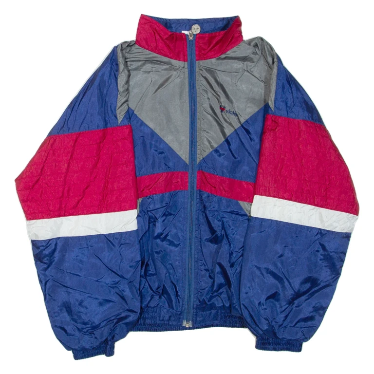 VICTORY TEAM Mens Track Jacket Blue S