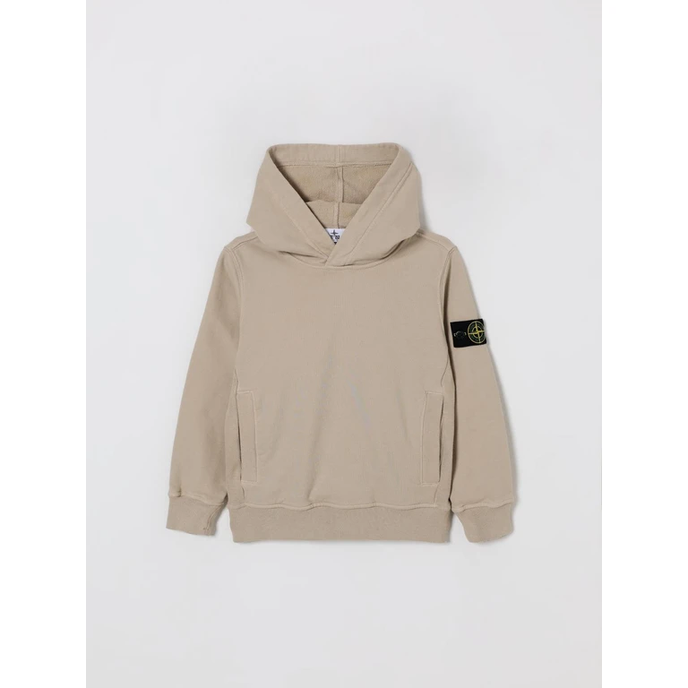 STONE ISLAND JUNIOR Sweater Kids color Beige (6100004S0A20V0095)