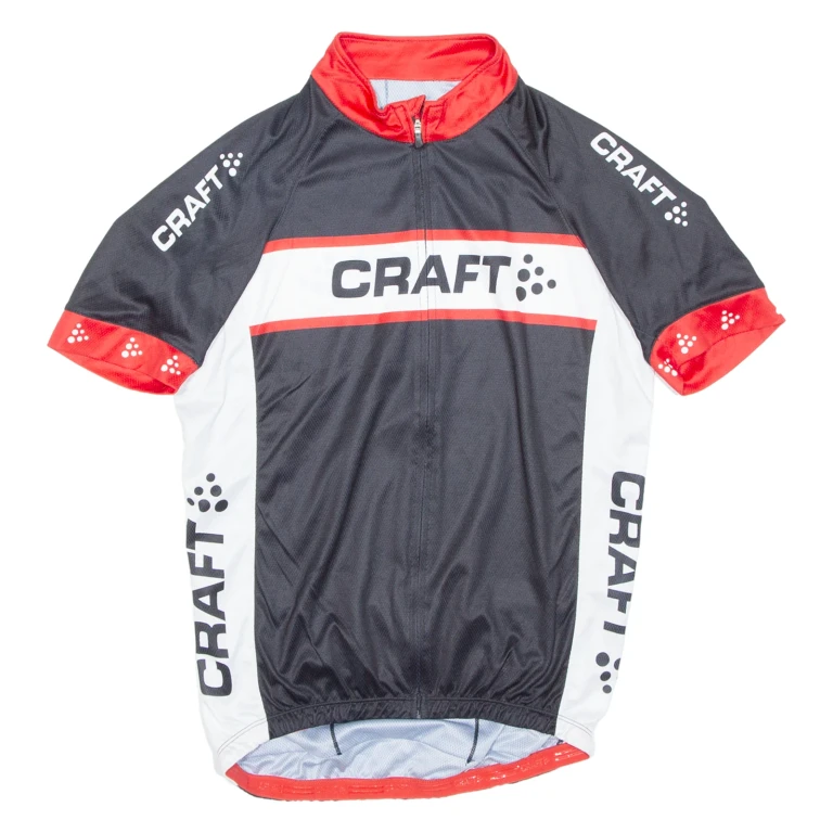 Cycling Mens Jersey Black 1/2 Zip M