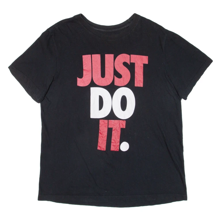 NIKE Mens T-Shirt Black M