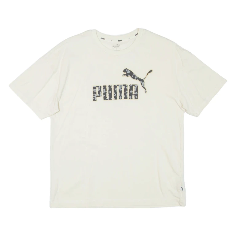 PUMA Cropped Womens T-Shirt Beige S