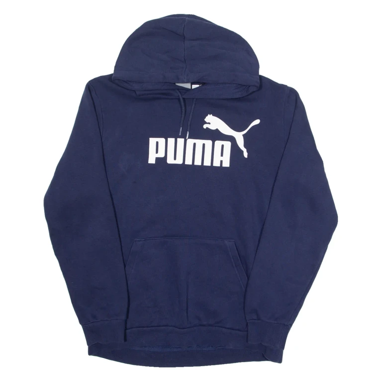 PUMA Mens Blue Hoodie M