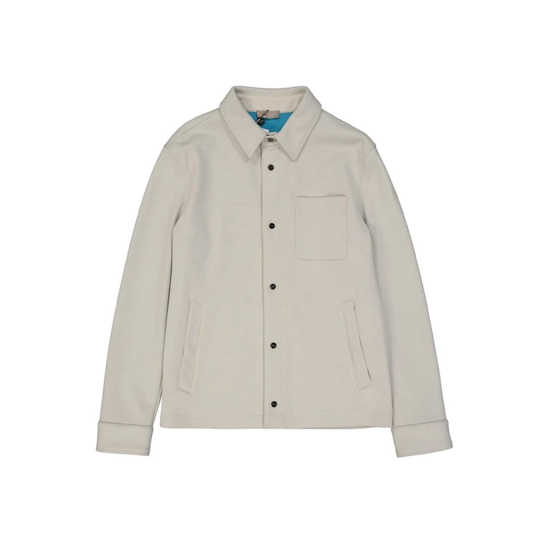 Beige Polyamide Jackets And Coat Clothing - Men