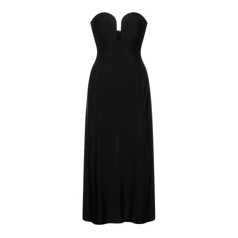 Rabanne Robe Au Genou - Noir (26EJRO308VI0267P001)
