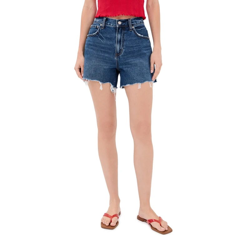DAZE Crossroads Loose Denim Shorts Currents 32