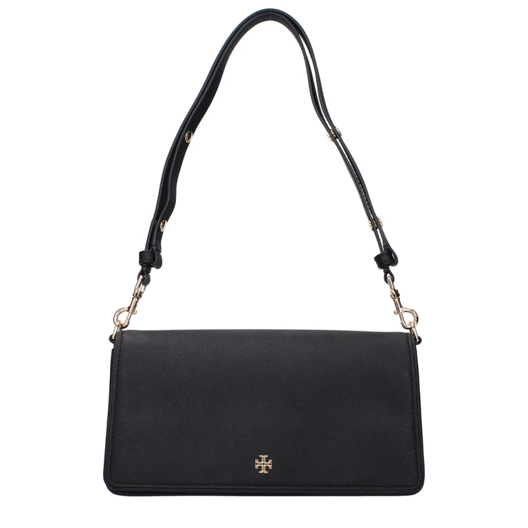 Tory Burch Black Leather Shoulder Bag - Women