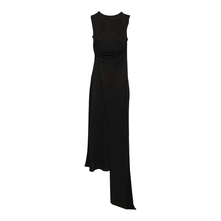 Ami Paris Maxi Robe - Noir (FDR657JE0223001)