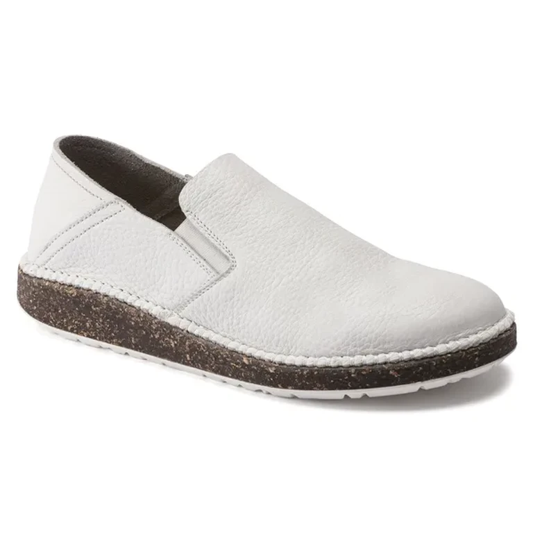 Callan Leather White