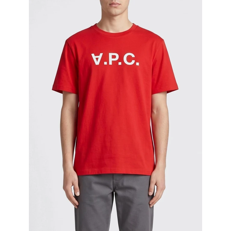 A. P.C. T-Shirt Men color Red (COHMBM26384TGA)