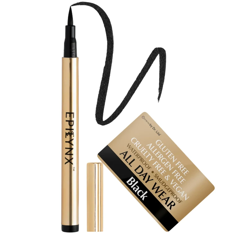 Waterproof Liquid Eyeliner Pen - Vegan, Gluten-Free, Smudge-Proof Precision in Matte & Shimmer Shades
