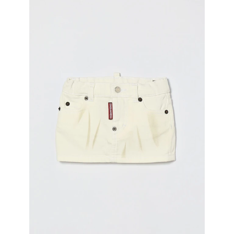 Skirt Kids color White (DQ3251D0AFQDQ100)