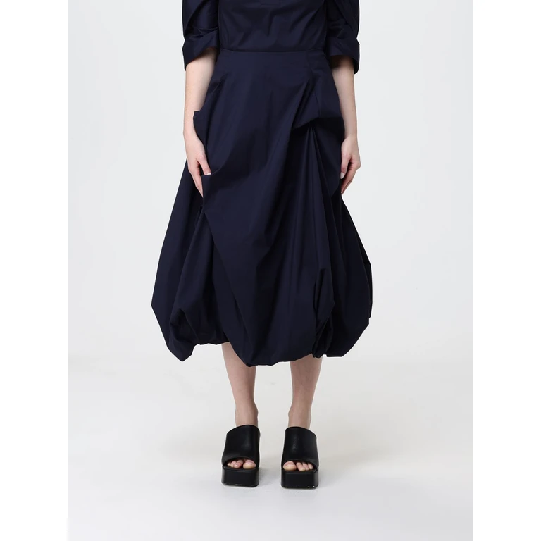 Skirt Woman color Blue (L6SK68N08-0)